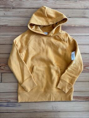 Amazon Essentials Mustard Yellow Hooded Sweatshirt
